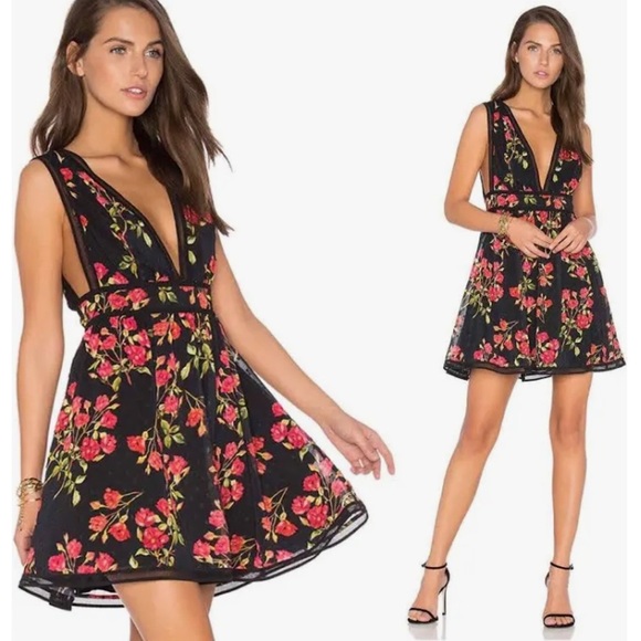 NBD Mini Floral Print Dress - Picture 2 of 10